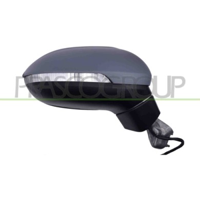 DX_SCRITTA_LOGO.jpg Retrovisore Destro Elettrico Con Primer Termico Con Fanale Convesso 6 Pins Volkswagen Passat B8 Dal 2019 Al 