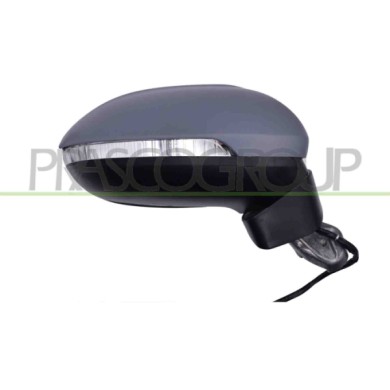 DX_SCRITTA_LOGO.jpg Retrovisore Destro Elettrico Primer Termico Con Fanale Luce Cortesia Blis 7 Pins Volkswagen Passat B8 2019-2
