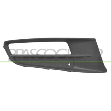 DX_SCRITTA_LOGO.jpg Griglia Destra Paraurti Anteriore Nera Con Sede Fendi Volkswagen Sharan Dal 2010 Al 2015 7N0853666A9B9