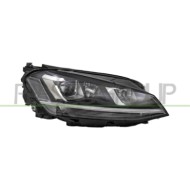 DX_SCRITTA_LOGO.jpg Proiettore Destro Xenon D3S+H7 Elettrico Con Motore Nero Volkswagen Golf 7 Dal 2012 Al 2016 5G1941040