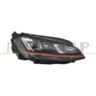 Proiettore Destro Xenon D3S+H7 Elettrico Con Motore Nero Volkswagen Golf 7 Dal 2012 Al 2016 5G1941040A