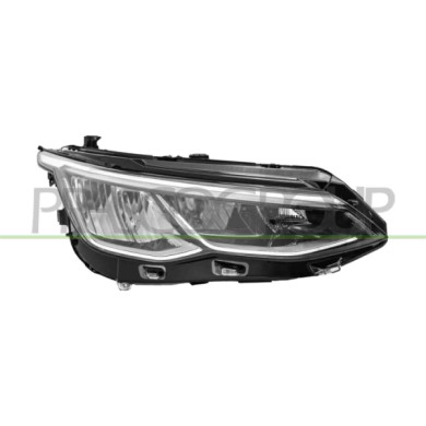 DX_SCRITTA_LOGO.jpg Proiettore Destro Elettrico Con Motore Nero Led Versione Valeo Volkswagen Golf Viii Dal 2020 5H1941030C