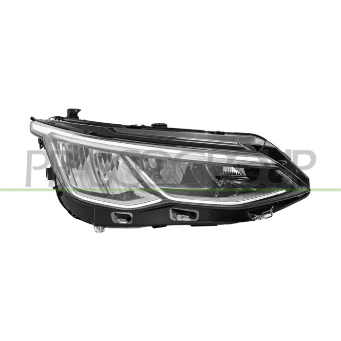 DX_SCRITTA_LOGO.jpg Proiettore Destro Elettrico Con Motore Nero Led Versione Valeo Volkswagen Golf Viii Dal 2020 5H1941030C