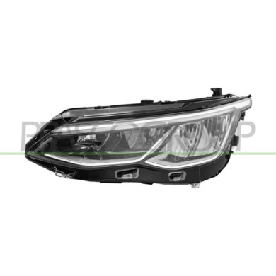 SX_SCRITTA_LOGO.jpg Proiettore Sinistro Elettrico Con Motore Nero Led Versione Valeo Volkswagen Golf Viii Dal 2020 5H1941029C