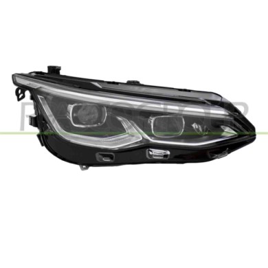 DX_SCRITTA_LOGO.jpg Proiettore Destro Elettrico Con Motore Cromato Led Versione Valeo Volkswagen Golf Viii Dal 2020 5H1941078F