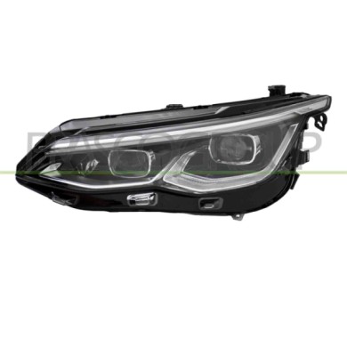 SX_SCRITTA_LOGO.jpg Proiettore Sinistro Elettrico Con Motore Cromato Led Versione Valeo Volkswagen Golf Viii Dal 2020 5H1941077F