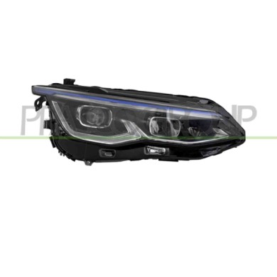 DX_SCRITTA_LOGO.jpg Proiettore Destro Elettrico Con Motore Con Bordo Blu Led Versione Valeo Volkswagen Golf Viii Dal 2020 5H1941
