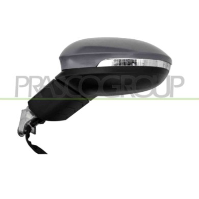 SX_SCRITTA_LOGO.jpg Retrovisore Sinistro Elettrico Nero Termico Con Fanale Asferico 6 Pins Volkswagen Golf Viii Dal 2020 5H18575