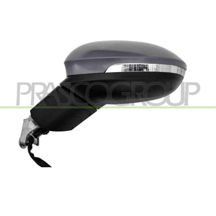 SX_SCRITTA_LOGO.jpg Retrovisore Sinistro Elettrico Nero Termico Con Fanale Asferico 6 Pins Volkswagen Golf Viii Dal 2020 5H18575