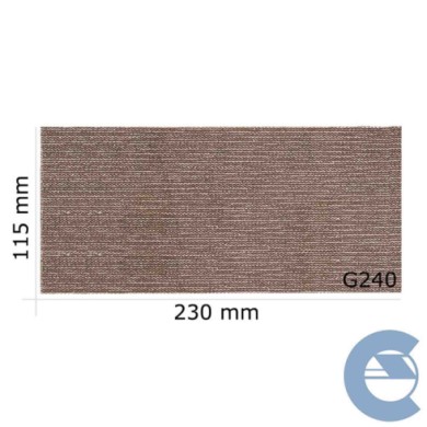 150316-large_default.jpg Mirka 5411205025 Abranet Kit 100 Pezzi Foglio Abrasivo Grana Fine 115x230mm G 240