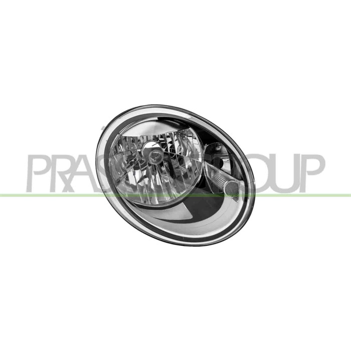 DX_SCRITTA_LOGO.jpg Proiettore Destro Hb2 Elettrico Con Motore Volkswagen New Beetle Dal 2012 Al 2016 5C1941006A