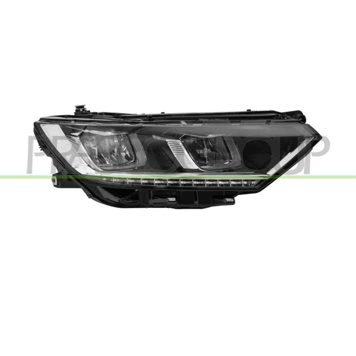 DX_SCRITTA_LOGO.jpg Proiettore Destro Elettrico Con Motore Senza Centralina Full Led Versione Valeo Volkswagen Jetta (A6) 2014-2
