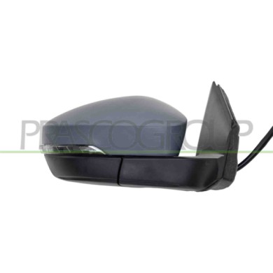 DX_SCRITTA_LOGO.jpg Retrovisore Destro Elettrico Primer Termico Chiudibile Con Fanale Memoria 12 Pins Volkswagen T-Cross 2019-20