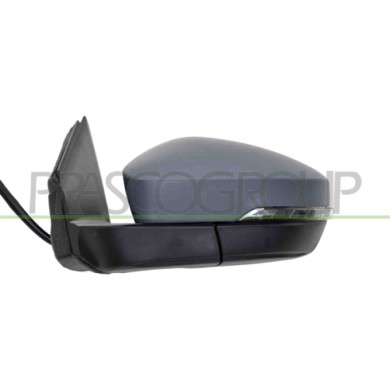 SX_SCRITTA_LOGO.jpg Retrovisore Sinistro Elettrico Primer Termico Chiudibile Con Fanale Asferico 8 Pins Volkswagen T-Cross 2019-