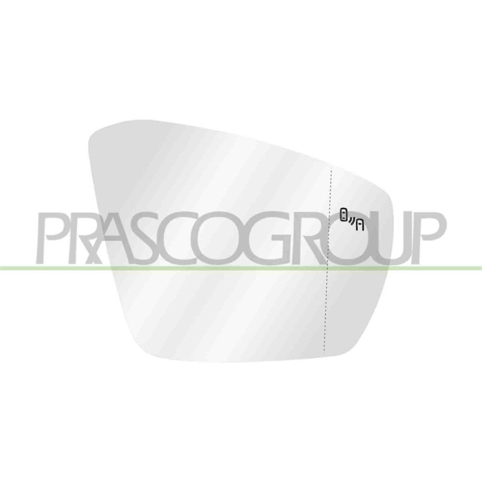 DX_SCRITTA_LOGO.jpg Piastra Specchio Destra Termica Con Blis Convessa Volkswagen T-Cross Dal 2019 Al 2024 2Gm857522C