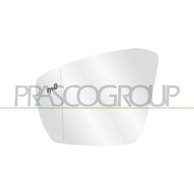 SX_SCRITTA_LOGO.jpg Piastra Specchio Sinistra Termica Con Blis Asferica Volkswagen T-Cross Dal 2019 Al 2024 2Gm857521B