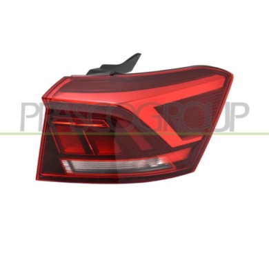 DX_SCRITTA_LOGO.jpg Fanale Posteriore Destro Esterno Nero Con Porta Lampada Versione A.L. Volkswagen T-Roc Dal 2017 Al 2022 2Ga9