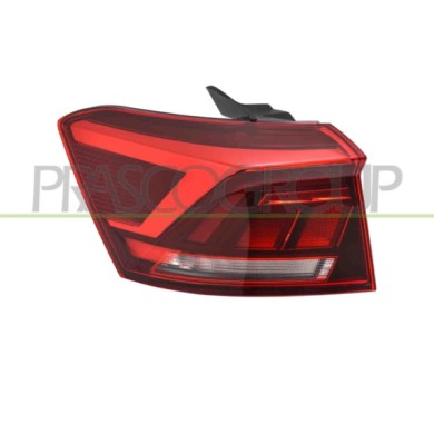 SX_SCRITTA_LOGO.jpg Fanale Posteriore Sinistro Esterno Nero Con Porta Lampada Versione A.L. Volkswagen T-Roc Dal 2017 Al 2022 2G