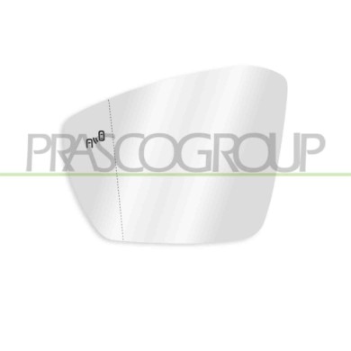 SX_SCRITTA_LOGO.jpg Piastra Specchio Sinistra Termica Con Blis Asferica Volkswagen T-Roc Dal 2017 Al 2022 2Ga857521A
