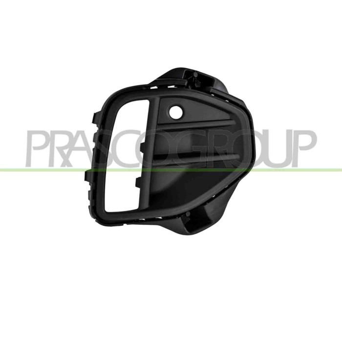 DX_SCRITTA_LOGO.jpg Griglia Destra Paraurti Anteriore Nera Con Foro Pdc+Supporto Volkswagen T-Roc R-Line Dal 2022 2Ga853808G9B9