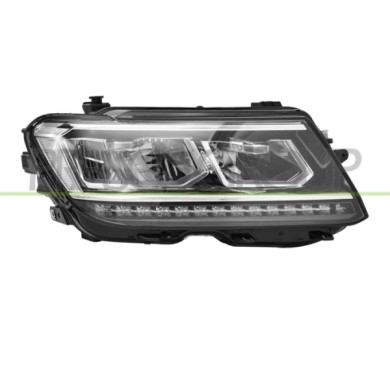 DX_SCRITTA_LOGO.jpg Proiettore Destro Elettrico Con Motore Led Volkswagen Tiguan Dal 2016 Al 2020 5Nb941774D