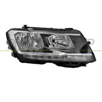 DX_SCRITTA_LOGO.jpg Proiettore Destro H7+H7 Elettrico Con Motore Con Luce Diurna Led Volkswagen Tiguan All Space Dal 2018 Al 202