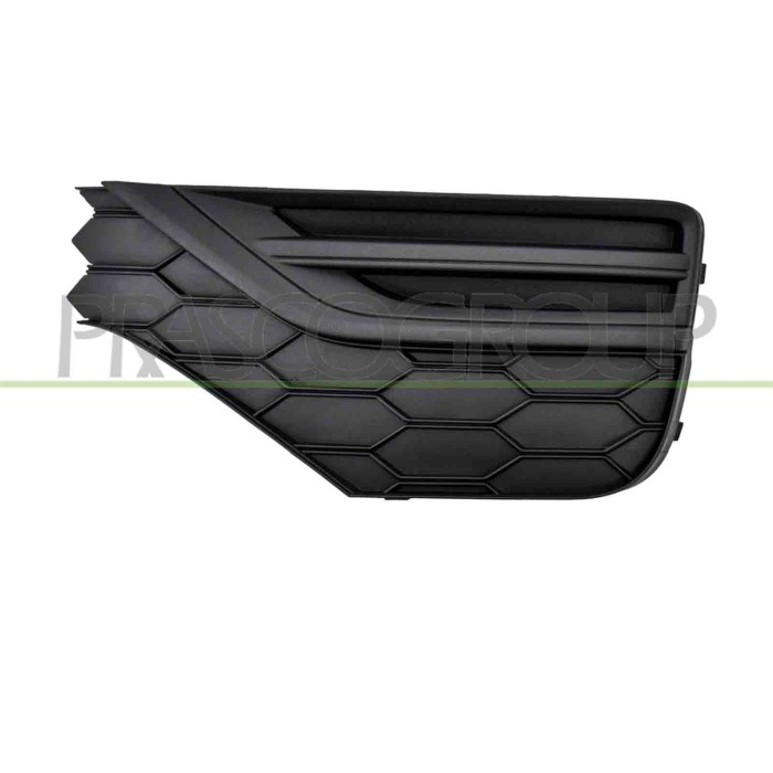 SX_SCRITTA_LOGO.jpg Griglia Sinistra Paraurti Anteriore Nera Goffrata Senza Sede Fendinebbia Volkswagen Amarok Dal 2016 2H680748