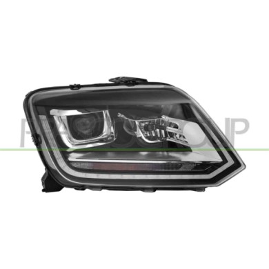 DX_SCRITTA_LOGO.jpg Proiettore Destro Elettrico Con Motore Con Luce Diurna Led Volkswagen Amarok Dal 2016 2H1941018A