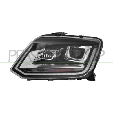 SX_SCRITTA_LOGO.jpg Proiettore Sinistro Elettrico Con Motore Con Luce Diurna Led Volkswagen Amarok Dal 2016 2H1941017A