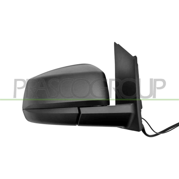 DX_SCRITTA_LOGO.jpg Retrovisore Destro Elettrico Nero Termico Con Antenna Radio Convesso 5 Pins Ford Transit/Tourneo Connect (Ch