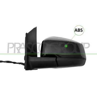 SX_SCRITTA_LOGO.jpg Retrovisore Sinistro Elettrico Con Primer Termico Convesso 5 Pins Ford Transit/Tourneo Connect (Chc) Dal 202