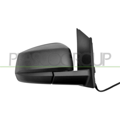 DX_SCRITTA_LOGO.jpg Retrovisore Destro Elettrico Nero Termico Chiudibile Convesso 7 Pins Ford Transit/Tourneo Connect (Chc) Dal 