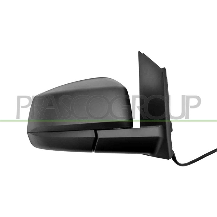 DX_SCRITTA_LOGO.jpg Retrovisore Destro Elettrico Nero Termico Chiudibile Convesso 7 Pins Ford Transit/Tourneo Connect (Chc) Dal 