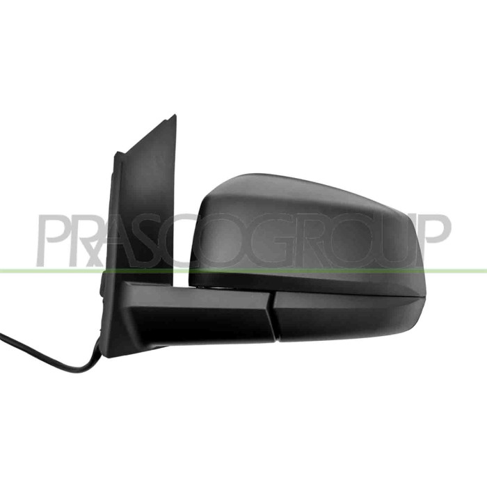 SX_SCRITTA_LOGO.jpg Retrovisore Sinistro Elettrico Nero Termico Chiudibile Convesso 7 Pins Ford Transit/Tourneo Connect (Chc) Da