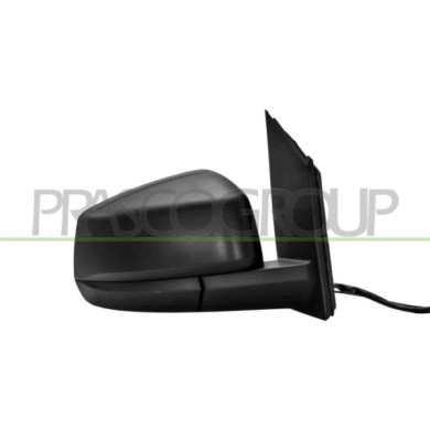 DX_SCRITTA_LOGO.jpg Retrovisore Destro Elettrico Nero Termico Chiudibile Con Antenna Radio Convesso 7 Pins Ford Transit/Tourneo 