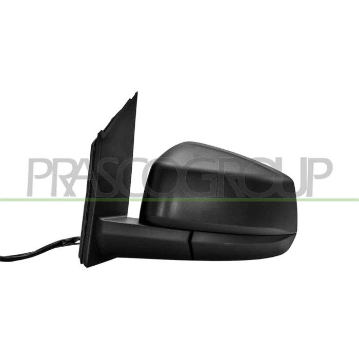 SX_SCRITTA_LOGO.jpg Retrovisore Sinistro Elettrico Nero Termico Chiudibile Con Antenna Radio 7 Pins Ford Transit/Tourneo Connect