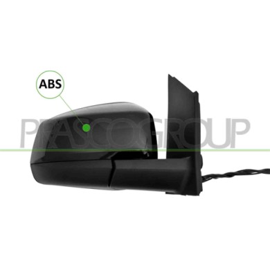 DX_SCRITTA_LOGO.jpg Retrovisore Destro Elettrico Con Primer Termico Chiudibile Convesso 7 Pins Ford Transit/Tourneo Connect (Chc