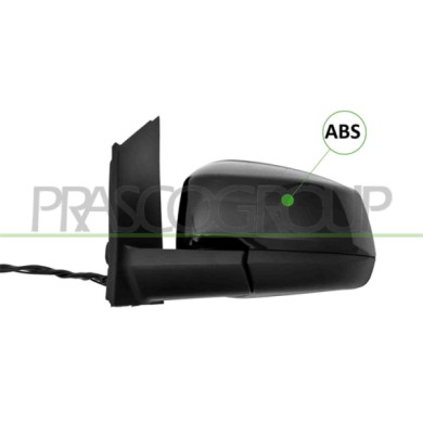 SX_SCRITTA_LOGO.jpg Retrovisore Sinistro Elettrico Con Primer Termico Chiudibile Convesso 7 Pins Ford Transit/Tourneo Connect (C