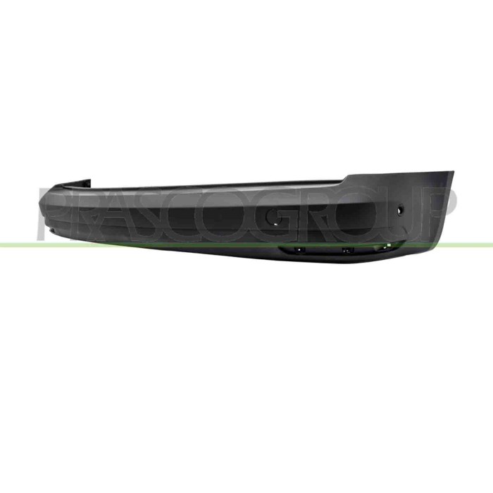 NEUTRO.jpg Paraurti Posteriore Nero Goffrato Con Tappo Copri Gancio Con Fori Park Assist+Supporti Volkswagen Caddy 2015-2020 2K5