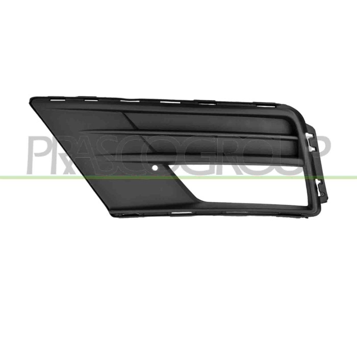 SX_SCRITTA_LOGO.jpg Griglia Sinistra Paraurti Anteriore Nera Con Sede Fendi Volkswagen Caddy Dal 2015 Al 2020 2K5853665F9B9