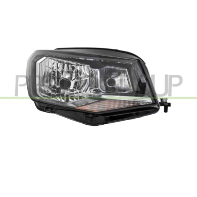 DX_SCRITTA_LOGO.jpg Proiettore Destro H4 Elettrico Con Motore Nero Volkswagen Caddy Dal 2015 Al 2020 2K1941016B