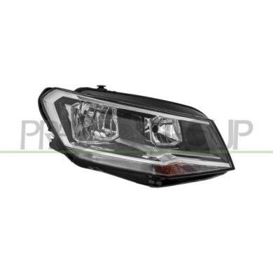 DX_SCRITTA_LOGO.jpg Proiettore Destro H7+H21 Elettrico Con Motore Nero Volkswagen Caddy Dal 2015 Al 2020 2K1941006B