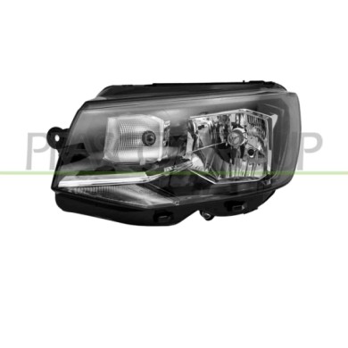 SX_SCRITTA_LOGO.jpg Proiettore Sinistro H4 Elettrico Con Motore Nero Volkswagen T6 Dal 2015 Al 2019 7E1941015Ad
