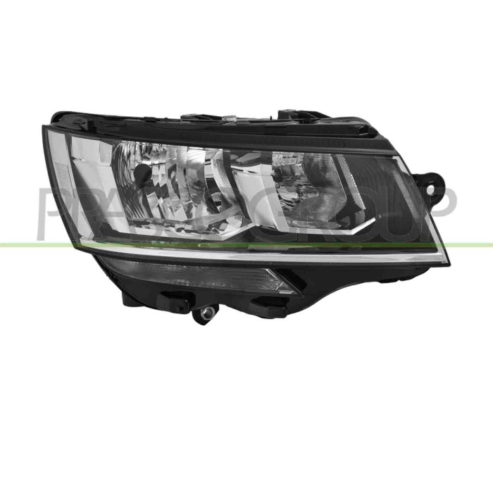 DX_SCRITTA_LOGO.jpg Proiettore Destro H7+H15 Elettrico Con Motore Volkswagen T6.1 Van/Transporter Dal 2019 7L1941006B