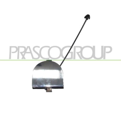 NEUTRO.jpg Tappo Coprigancio Traino Posteriore Cromato Per Fiat 500 Dal 2007 Al 2015