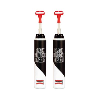 0099 AREXONS.jpg Arexons 0099 Black Silicone Gasket Guarnizione Siliconica Alte Temperature. 200 Ml 2 Pezzi