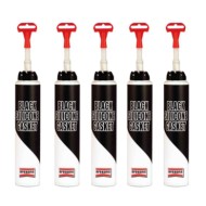 Arexons 0099 Black Silicone Gasket Guarnizione Siliconica Alte Temperature. 200 Ml 5 Pezzi