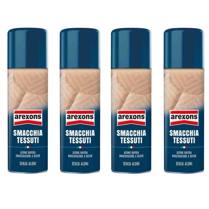 8301.jpg Arexons Smacchia Tessuti 8301 200ml Pulizia Rivestimenti In Tessuto 4 Pezzi