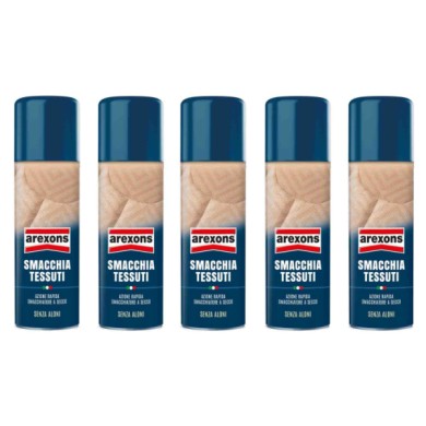8301.jpg Arexons Smacchia Tessuti 8301 200ml Pulizia Rivestimenti In Tessuto 5 Pezzi