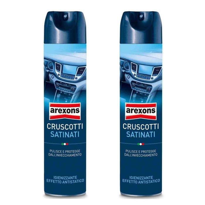 148589-large_default.jpg Arexons Cruscotti Satinati 8317 600ml Detergente Plastiche Interni 2 Pezzi